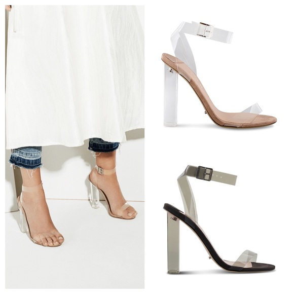 Tony Bianco Kiki Heels Sandals Clear Vinyl - Picture 4 of 9